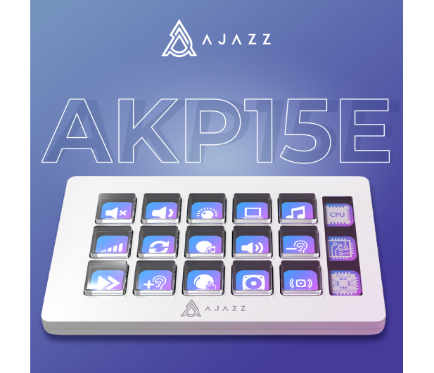 Ajazz AKP153E USB biały - 1536406 - zdjęcie 6